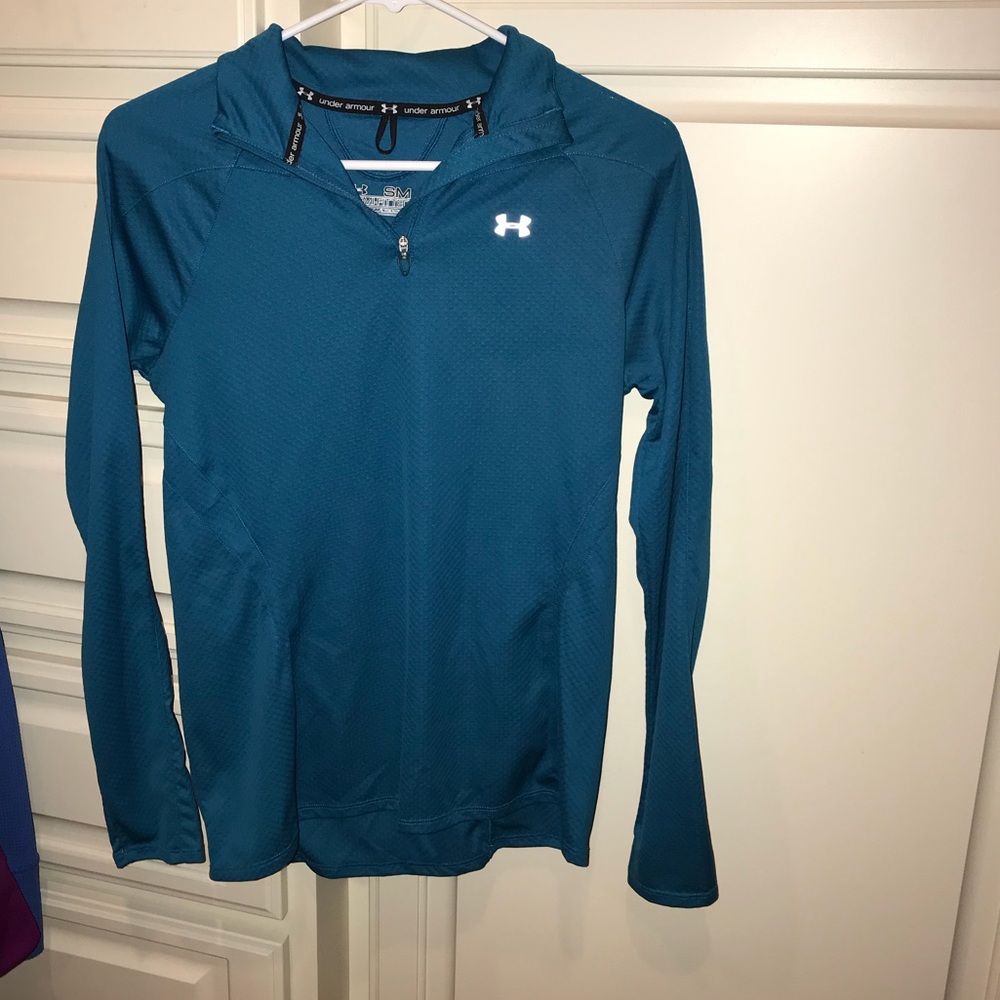 Pretty, Blue Under Armour Thin Pullover - image 2